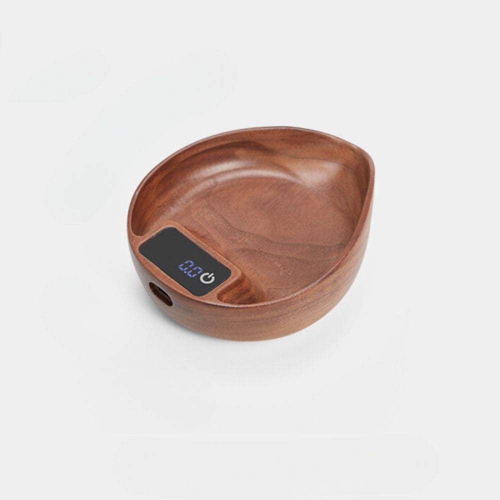 Wood Digital Coffee Beans Scale