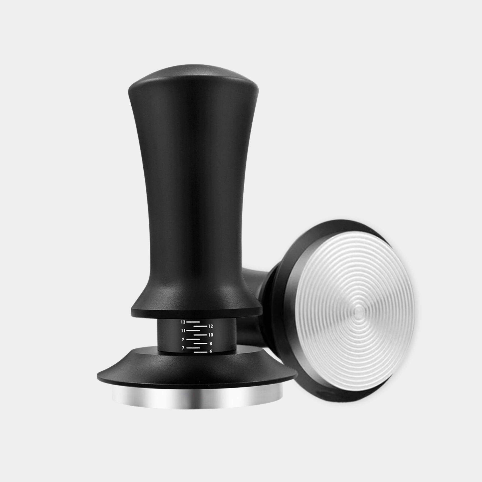 Coffee Tamper Adjustable Height Calibrated Spring Loaded